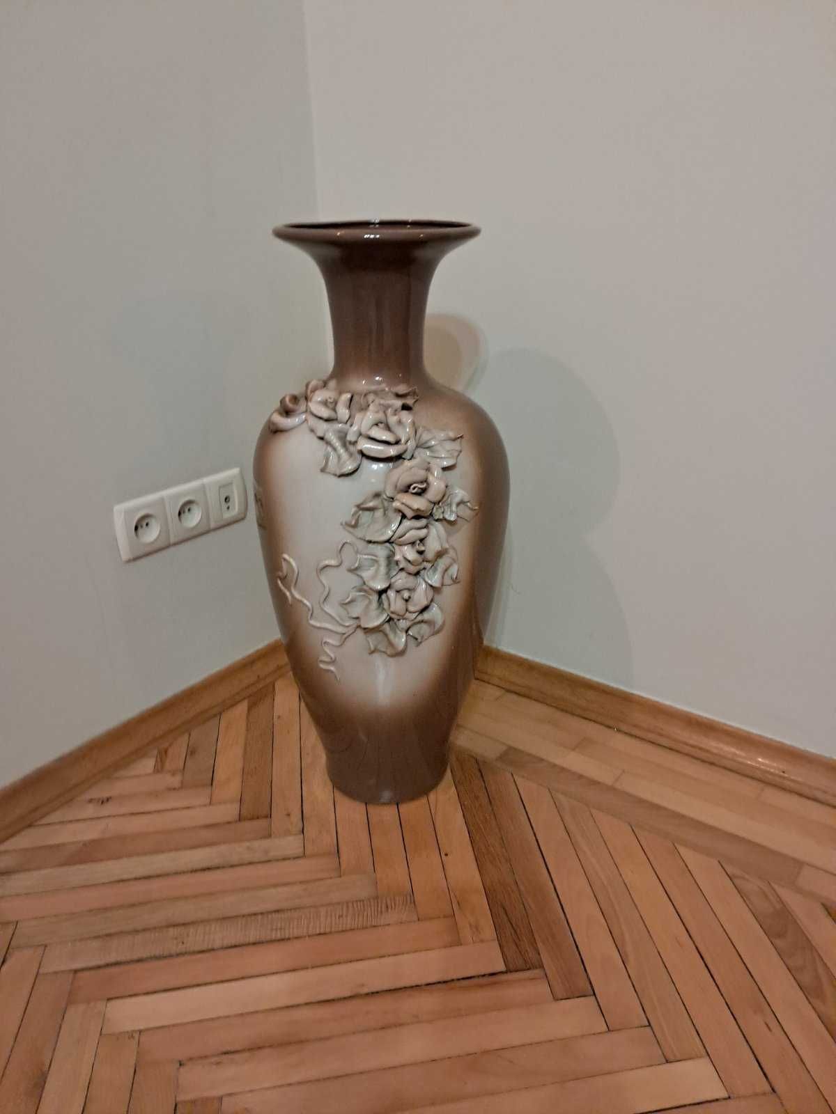 ваза напольна керамічна