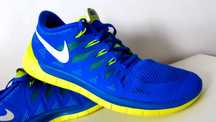 NIKE Free 5.0 Hyper Cobalt Electric Green roz 45 wkładka 29 cm