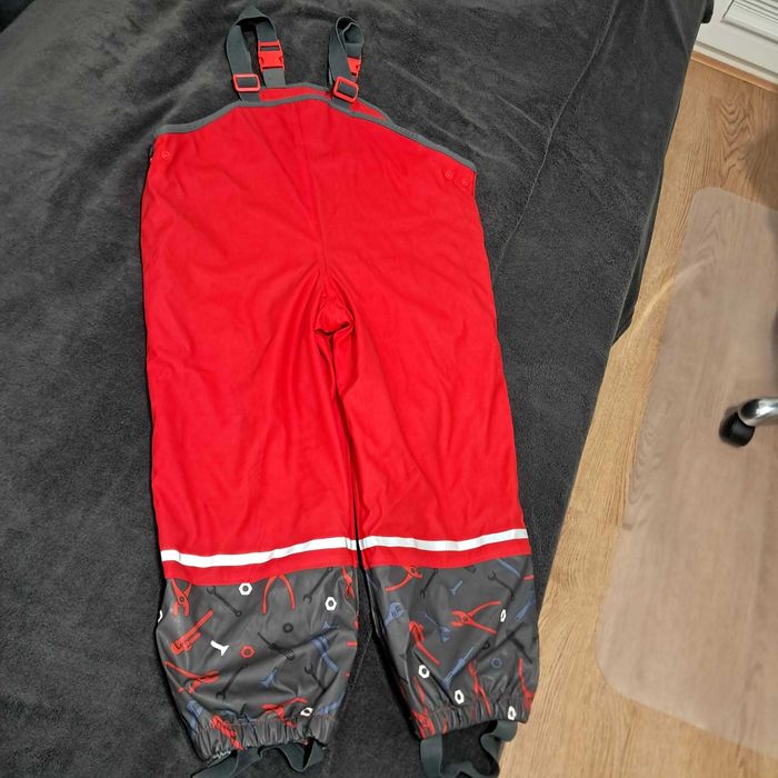 Spodnie przeciwdeszczowe dziecięce, rozmiar 110/116