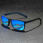 OKULARY PRZECIWSŁONECZNE. Polaryzacyjne Ice Blue/Black Sportowe. NERDY