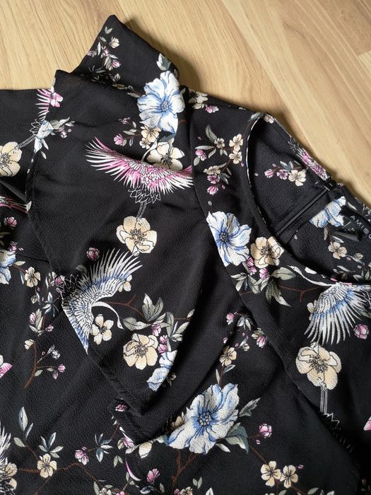 Kombinezon w kwiaty falbany boho