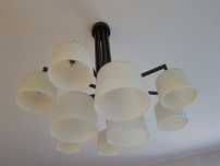 Lampa, żyrandol, grecki design, VIOKEF Lighting, żarówki GU9
