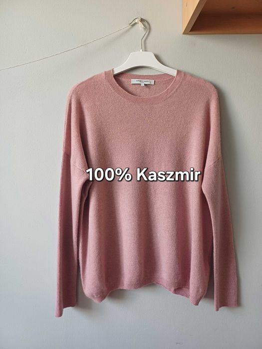 Gerard Darel kaszmirowy różowy sweter rozmiar S