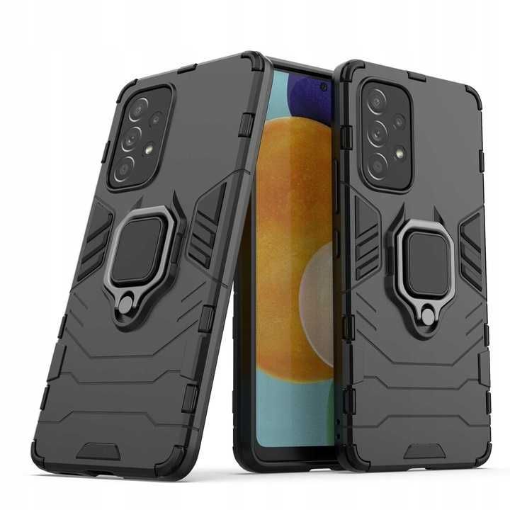 Etui Case Pancerne Armor Ring Samsung Galaxy A53 5G + Szkło Hartowane