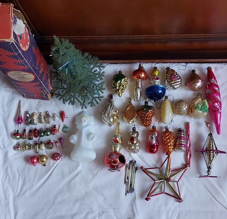 Елка, мини игрушки. Елочные игрушки СССР