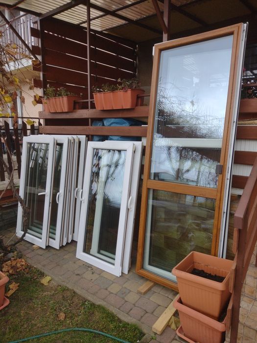 Okna kwatery pcv z demontażu