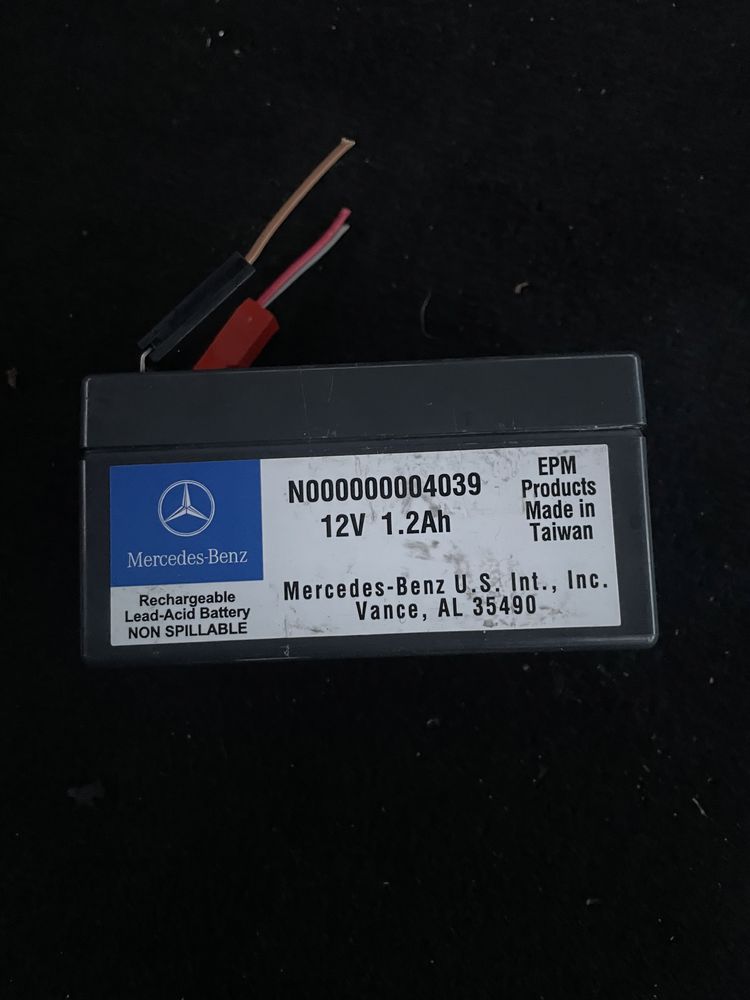 Akumulator podtrzymujacy Mercedes 1,2Ah  R klasa w251 w164 w221 x164