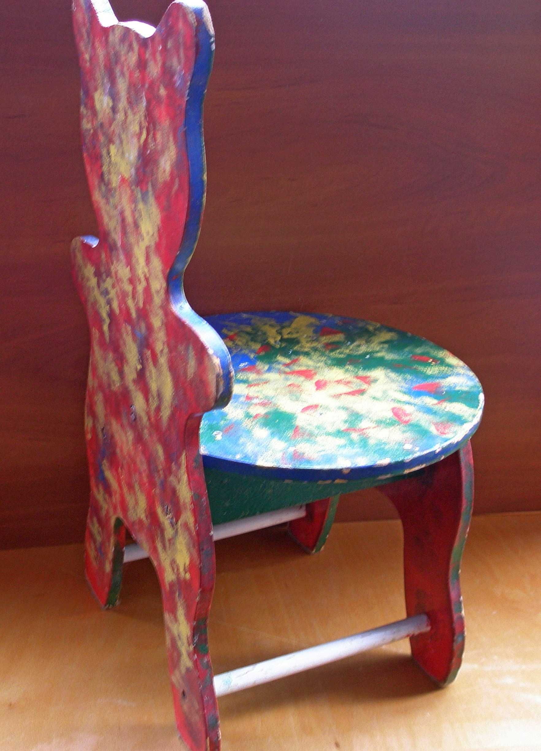 Детский деревянный стульчик авторская работа