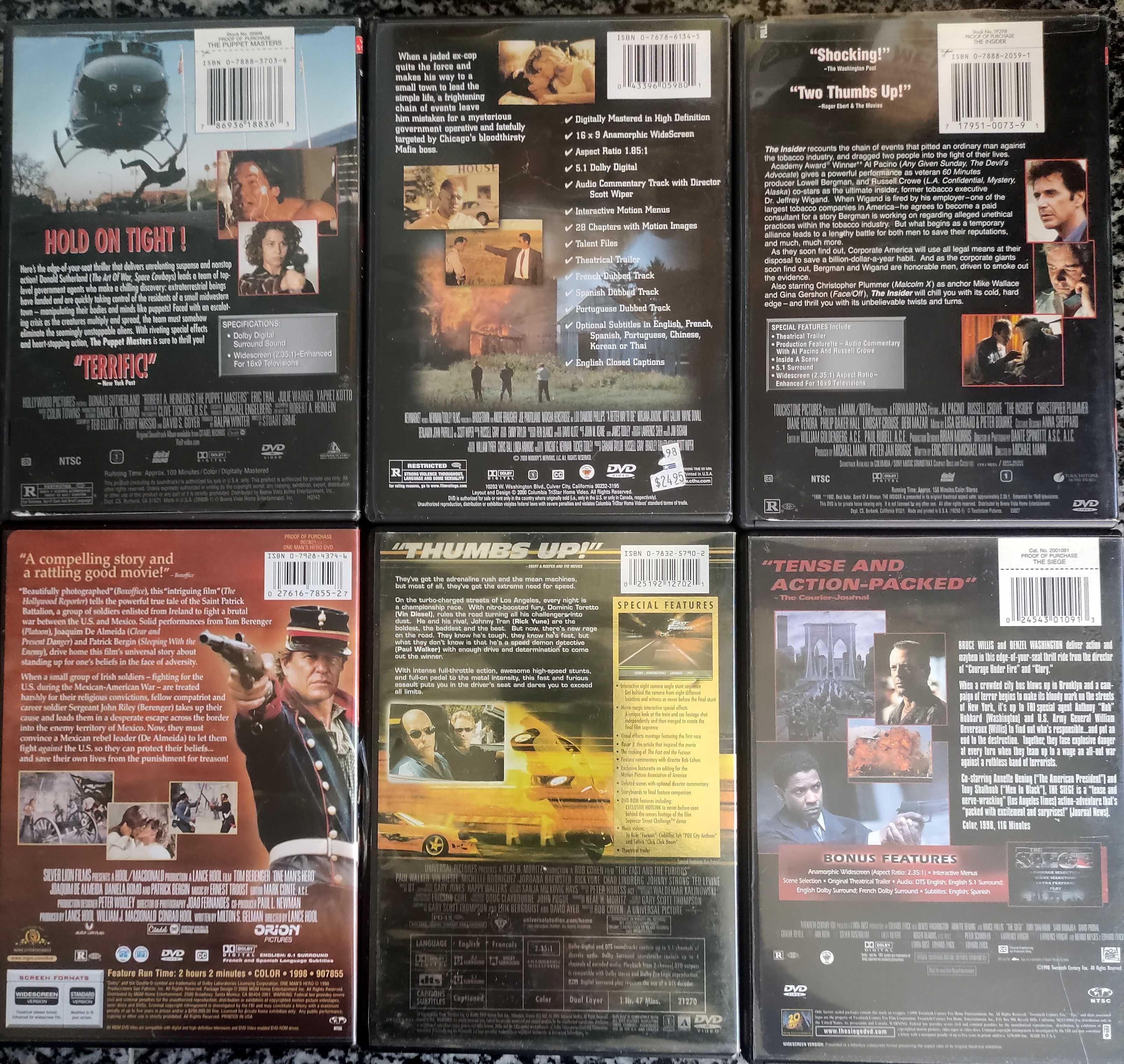 Conjunto 6 DVDs - NTSC