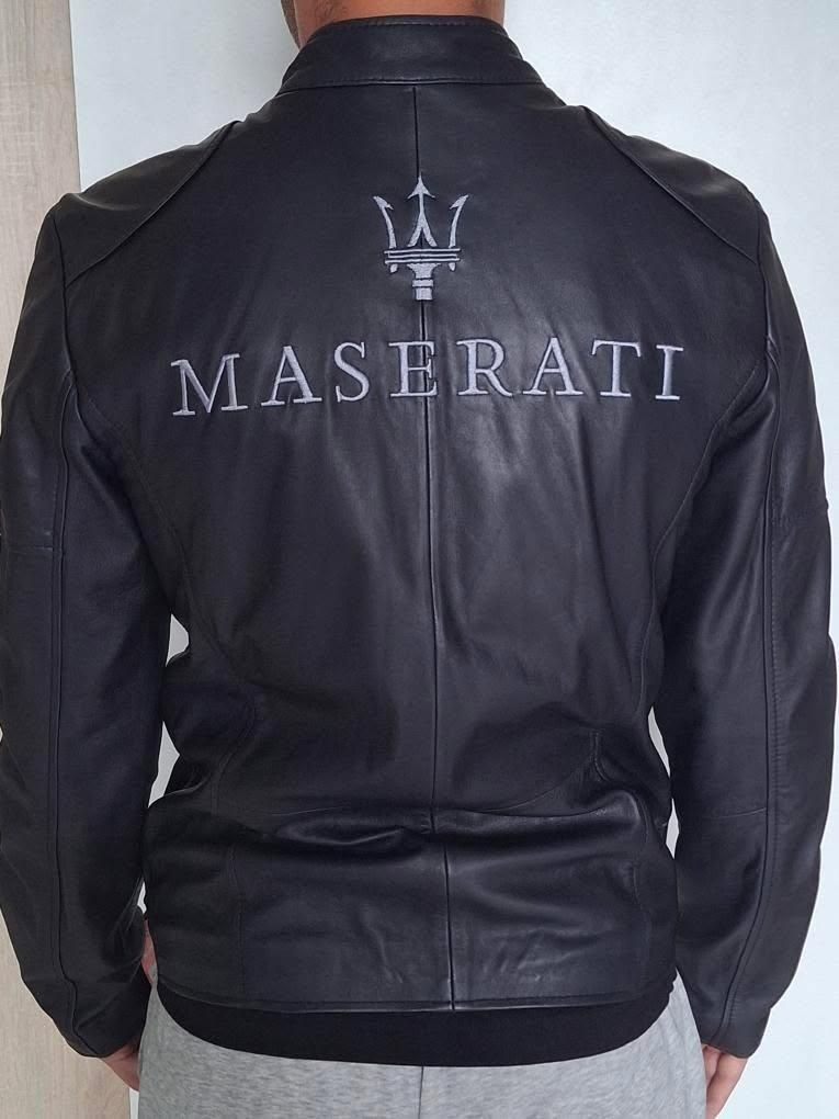 La Martina x Maserati – skórzana kurtka męska, limitowana edycja, rozm