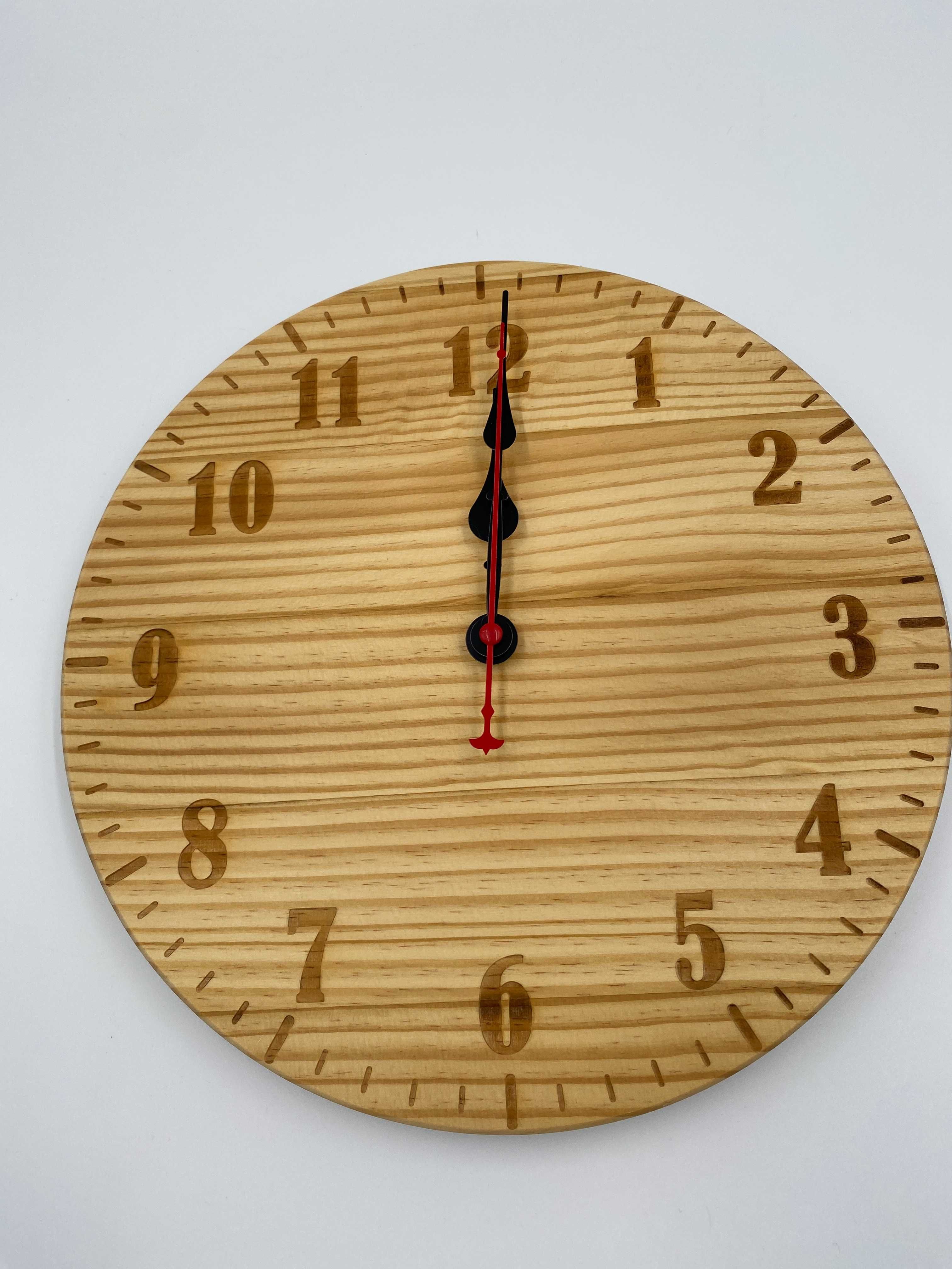 Zegar drewniany 30cm