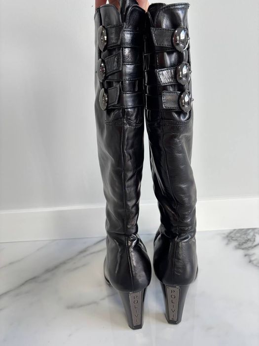 Шкіряні чоботи на цигейці. Жіночі. Розмір 36.. Італія.