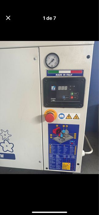 Compressor Fiac 7.5 kw 2015 como novo…