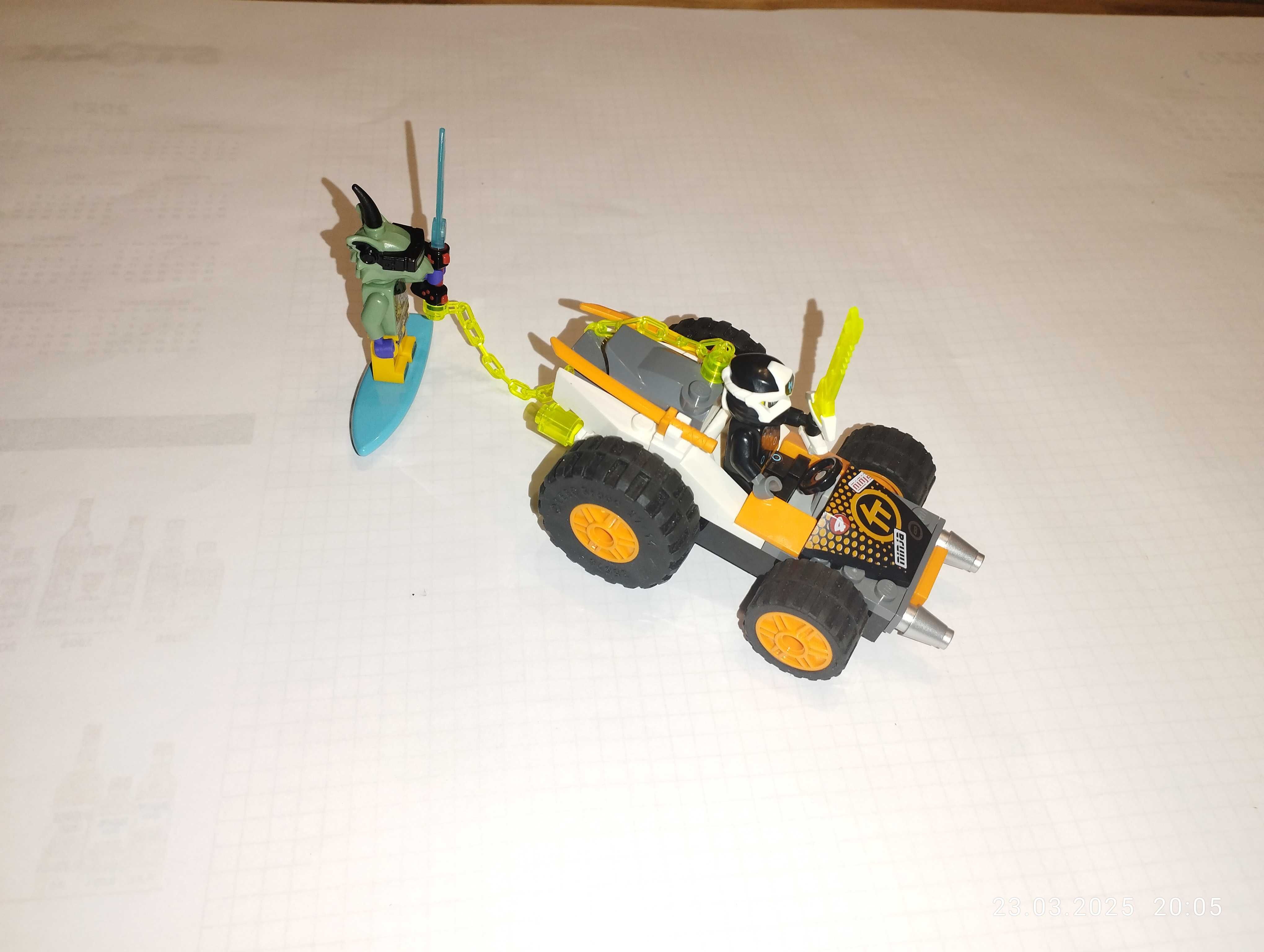 LEGO Ninjago 71706, Cole's speeder car, kompletny + instrukcja