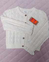 Sweterek rozpinany Newbie rozmiar 86-92