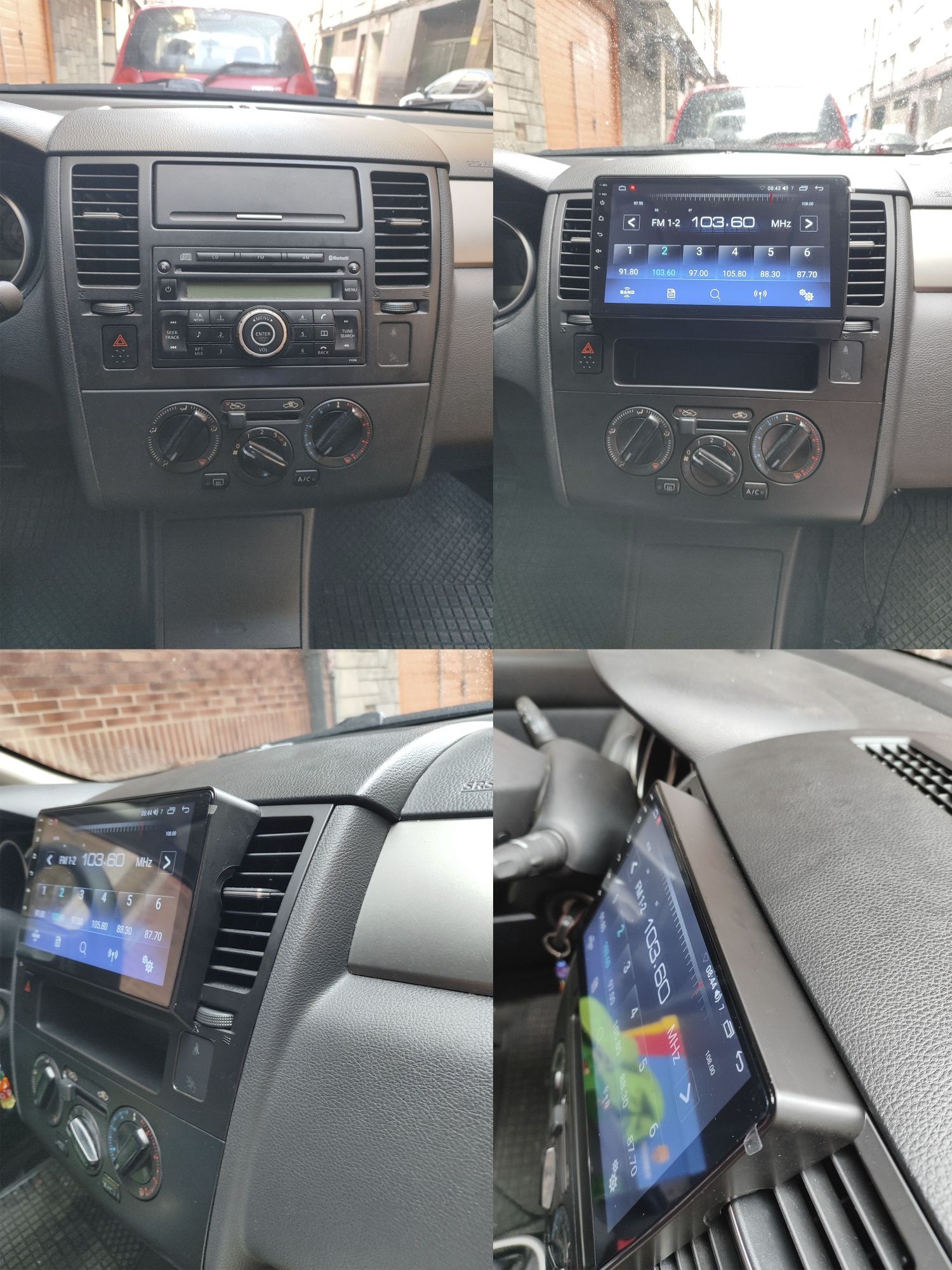 Автомагнитола Nissan tiida c11  2004-2013, gps, wifi, android