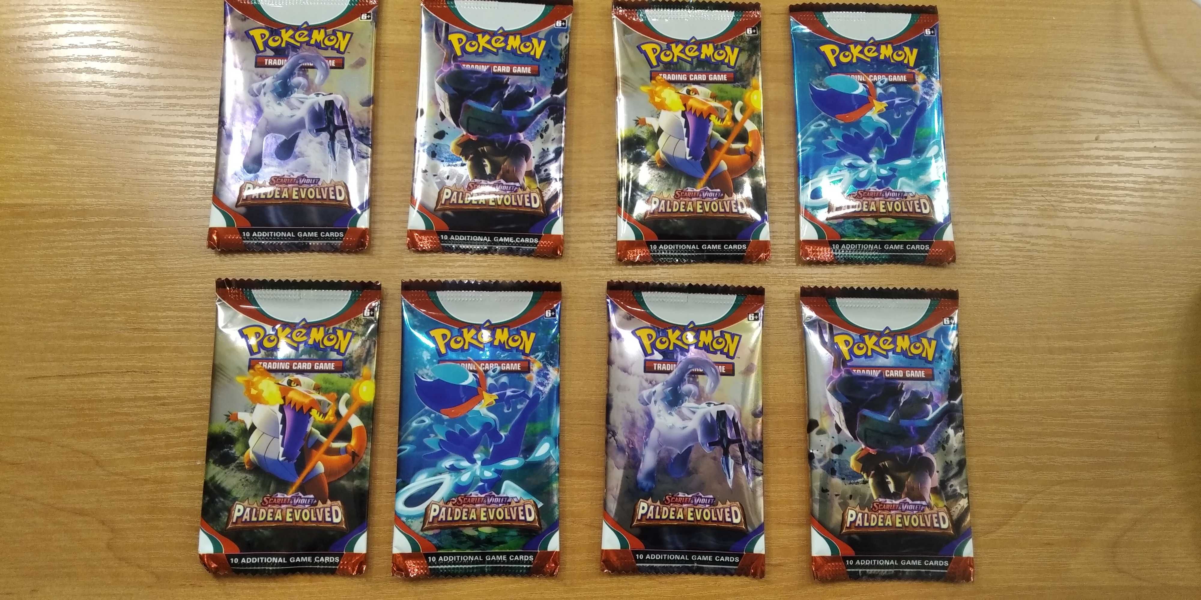 Нові запаковані Бустери карточки Pokemon