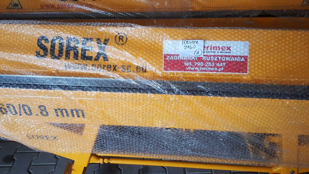 Zaginarka Sorex 2160 z nożem Warszawa,Radom,Wyszków,Mława