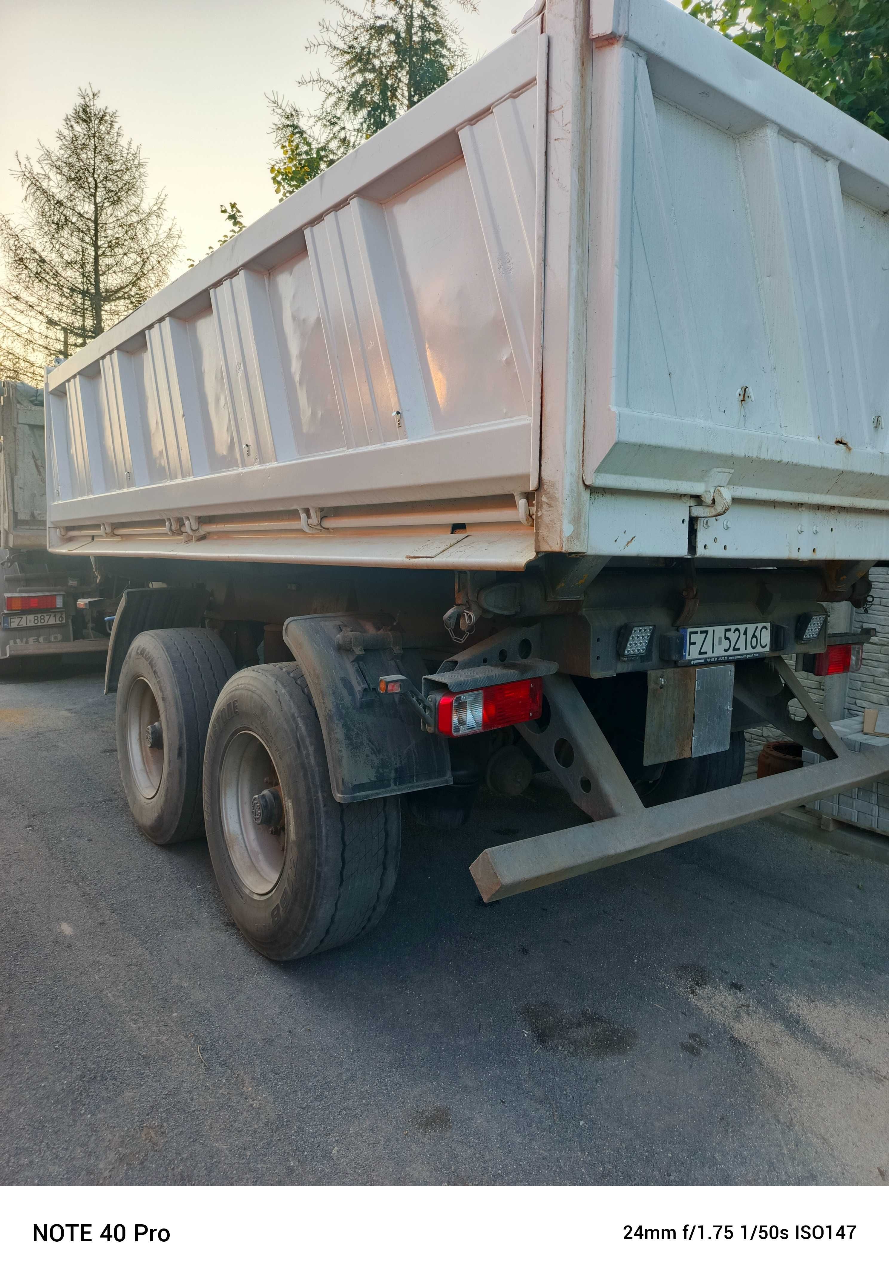 Przyczepa Tandem Meiller MZDA18/21 Wywrotka