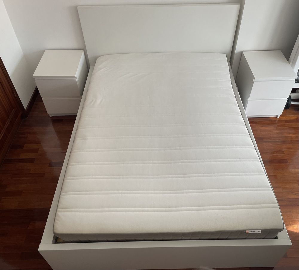 Conjunto quarto branco ikea malm