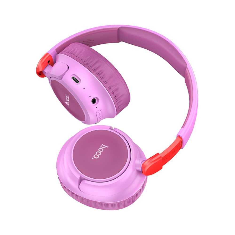 HOCO słuchawki  bluetooth na głowe Adventure W43 fioletowe