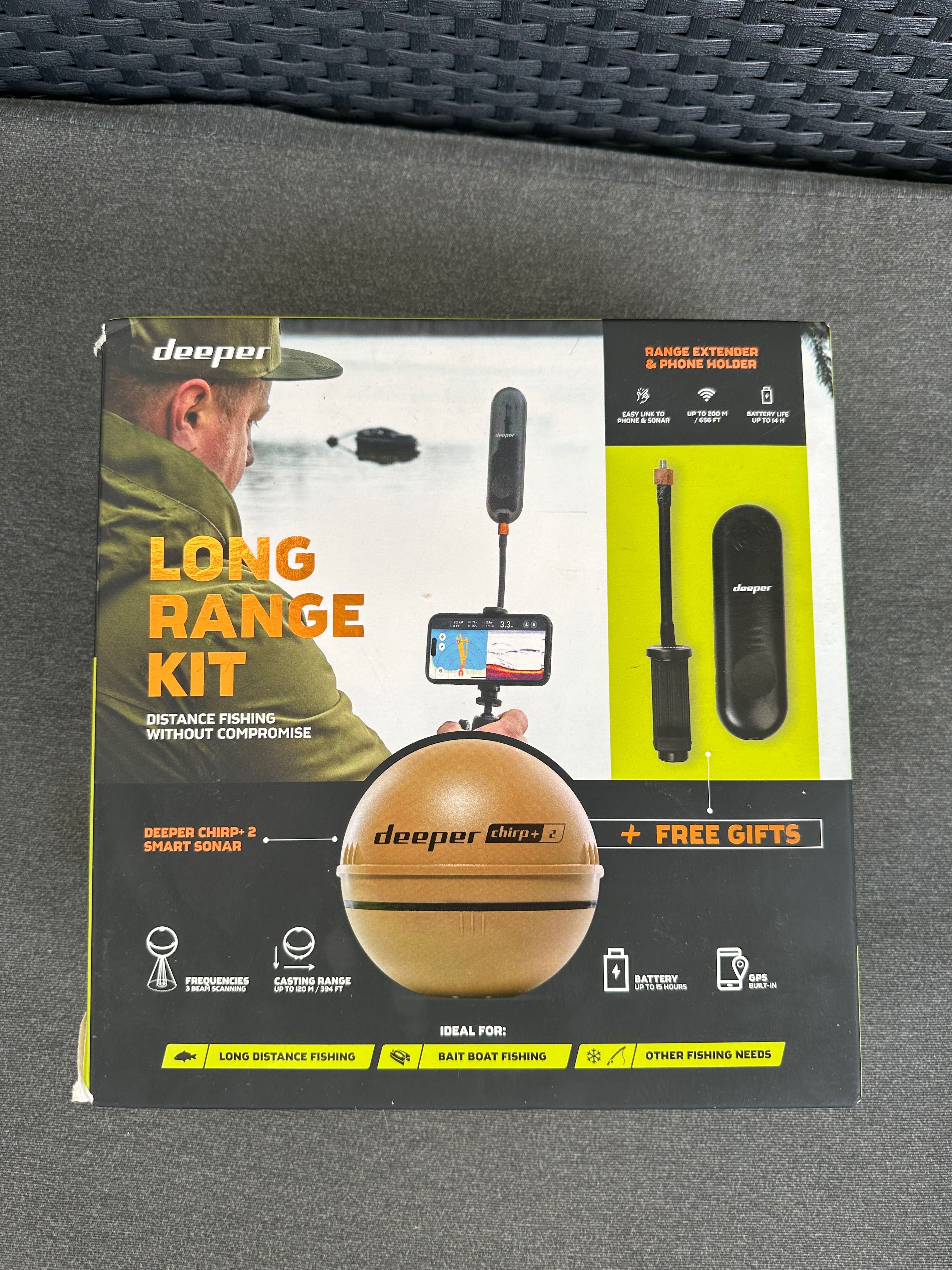 Echosonda Deeper CHIRP+ 2 Long Range Kit