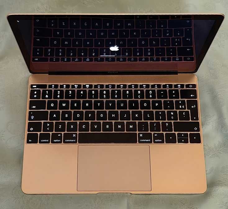 Zloty MacBook Pro 12 Gold, OS Ventura i Word excel idealny