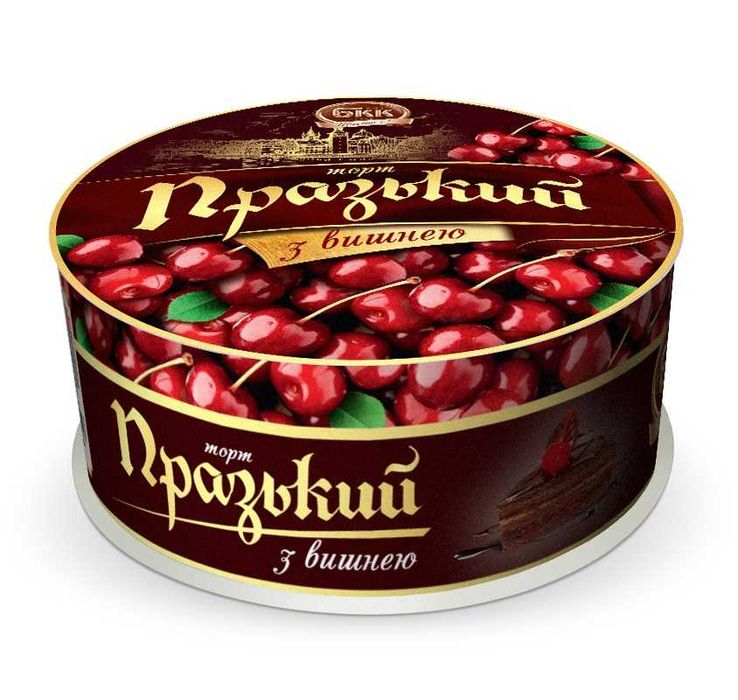 торт Празький з вишнею FTS 0,85 кг