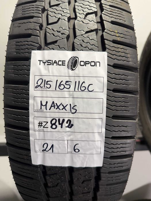 Opony Zimowe 215/65/16C Maxxis VanSmartSnow #Z872
