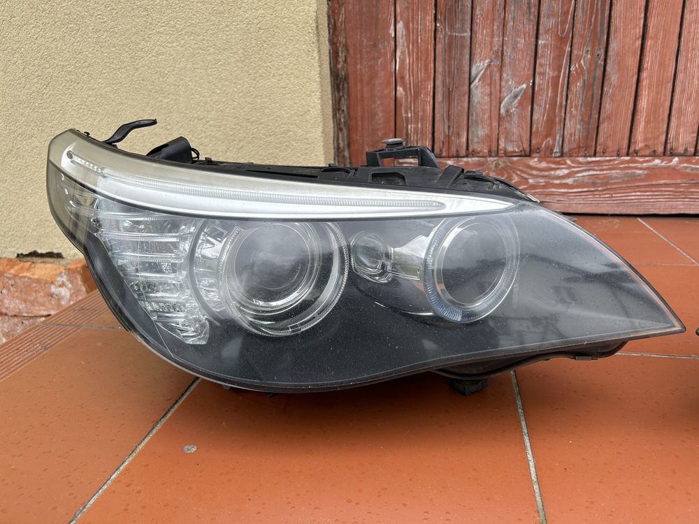 Lampy xenon nieskretny bmw e60 e61 lift