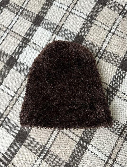 Vintage y2k mohair hat fluffy пухнаста шапка
