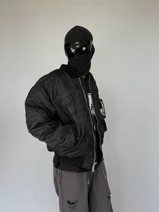 Бомбер Vetements Alpha Industries Black Racing Вomber Jаcket куртка S