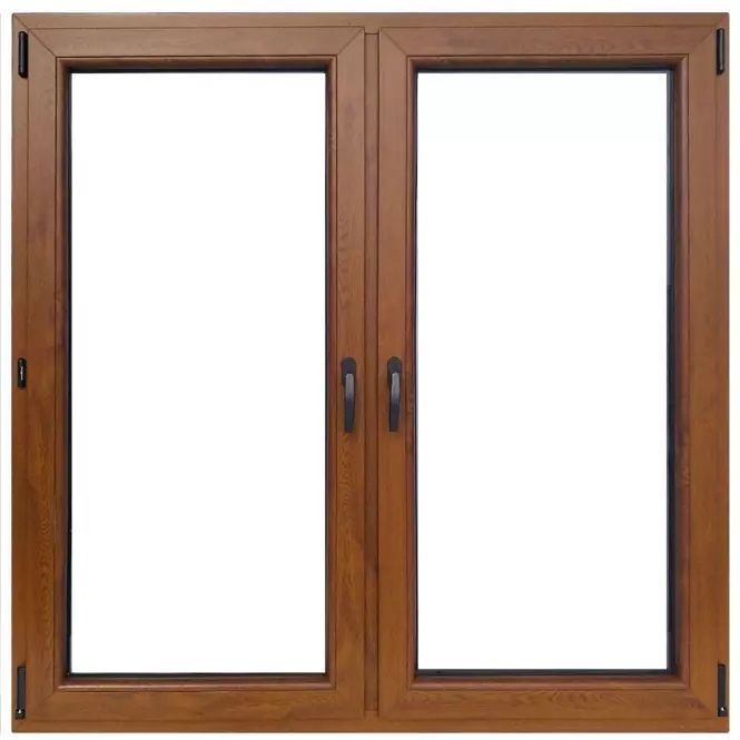 Okno nowe zloty dąb 143x143