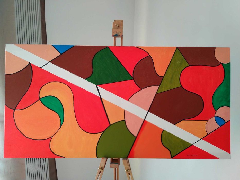 Tela pintada à mão