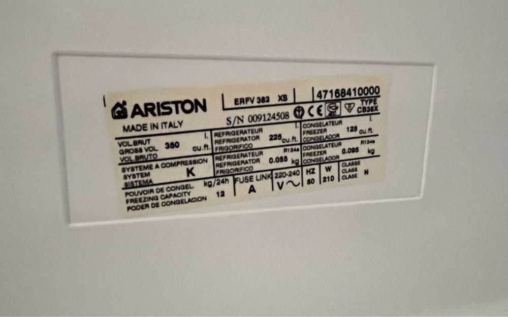 Acessórios peças combinado frigorífico ariston