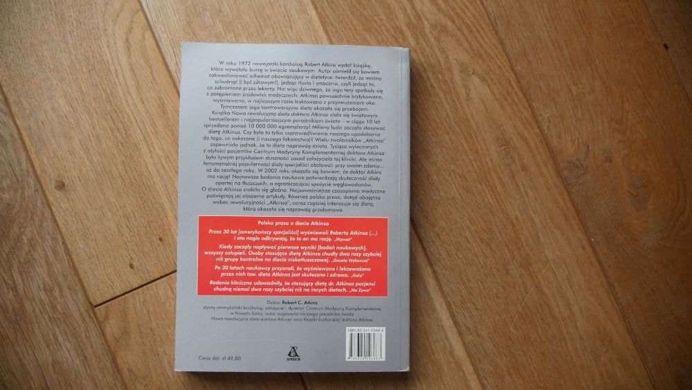 "Doktora Atkinsa Kolejna nowa rewolucyjna dieta"-Robert C.Atkins