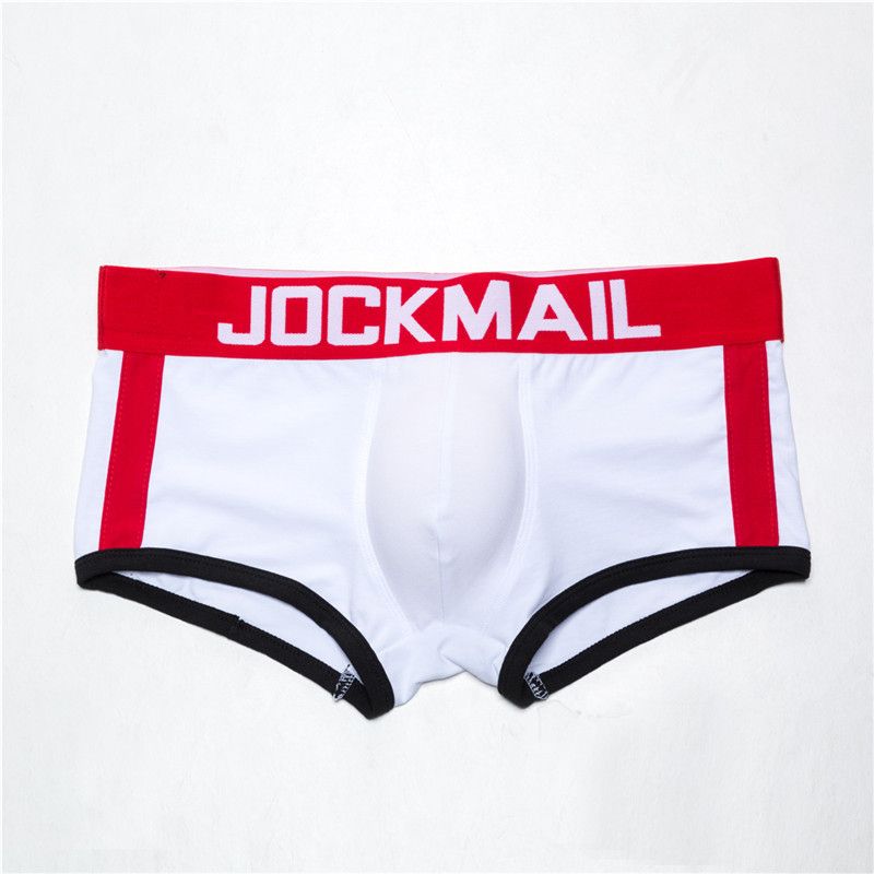 Męskie bawełniane bokserki z wkładką powiększającą Push Up - XL