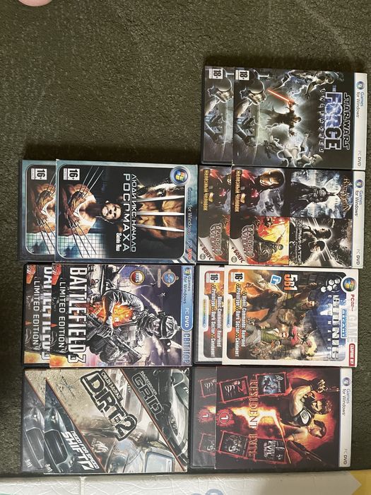 Игры на компьютер по 50 грн, якщо всі разом 400 грн