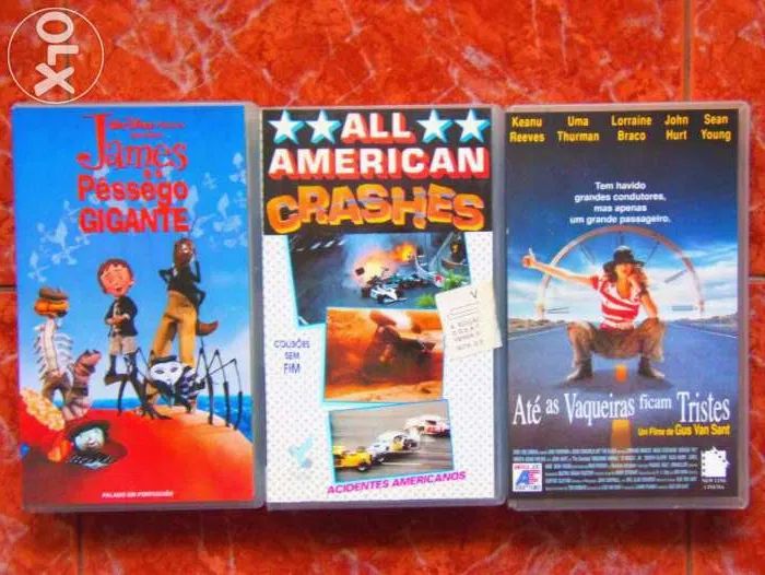 Cassetes VHS Originais de qualidade