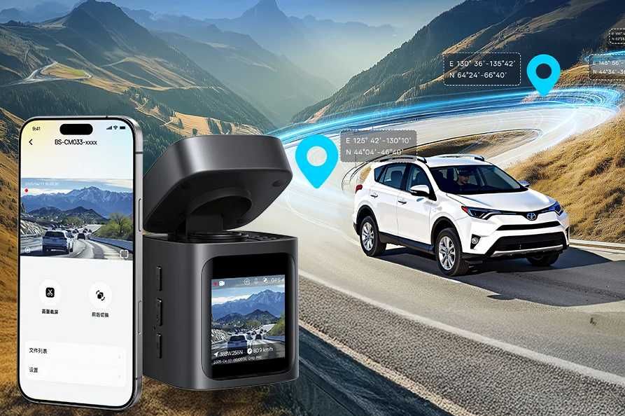 Відеореєстратор Baseus PrimeTrip VD1 Dash Cam 3K
