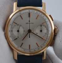 Zegarek vintage Zenith 146D 18k złoto różowe próba 750