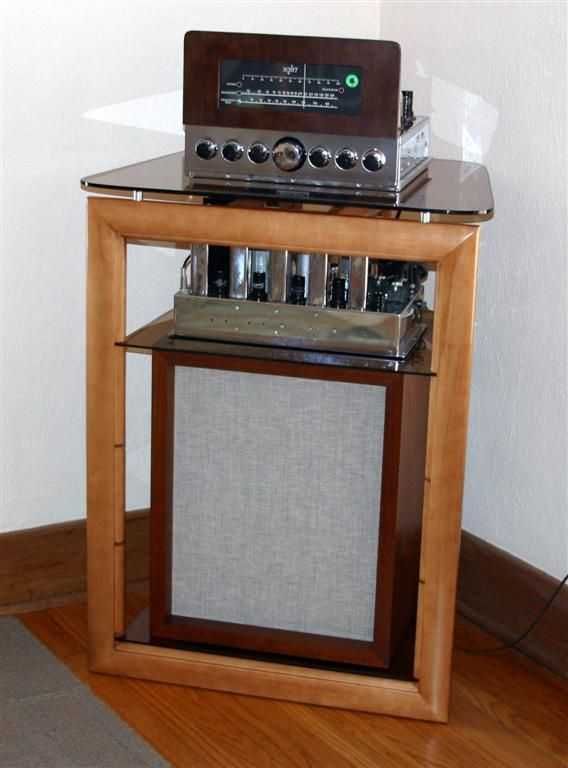 Głośnik szerokopasmowy mono hi-fi z lat 50 Vintage wzmacniacz lampowy