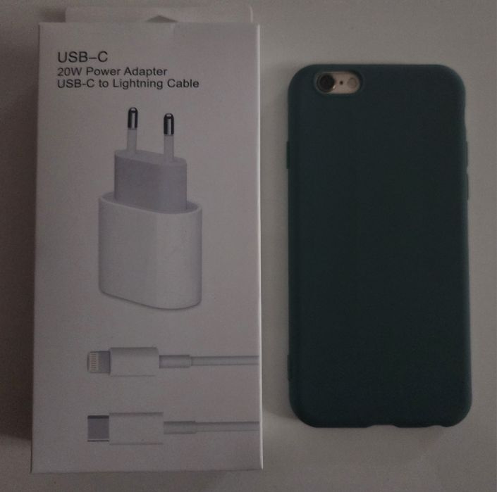 Apple iPhone 6 +Ładowarka+Etui