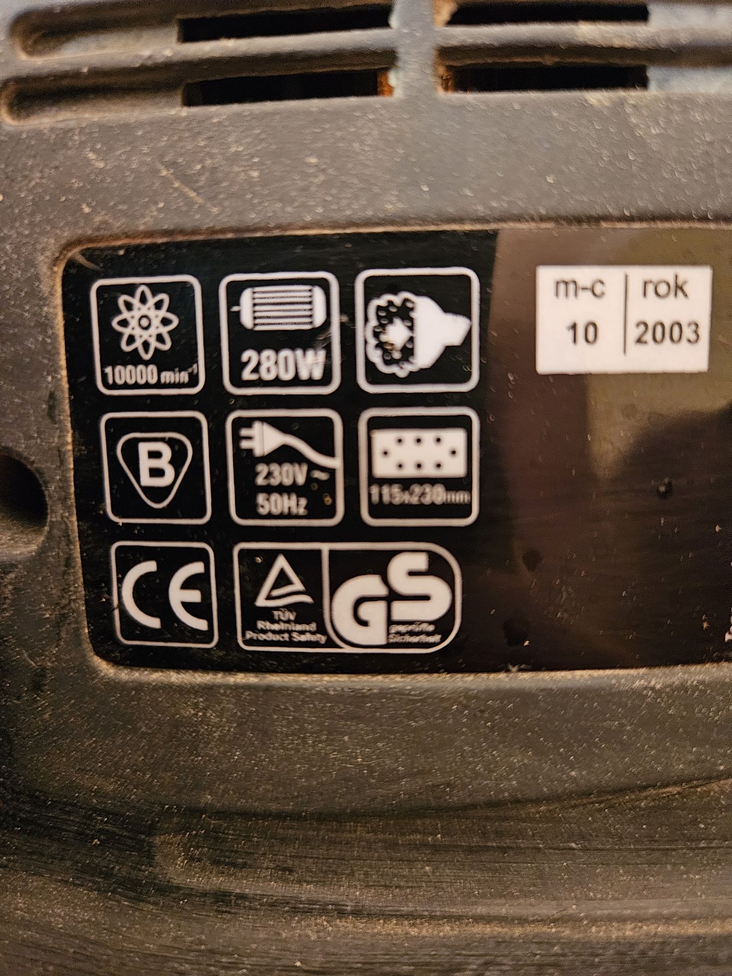 Szlifierka oscylacyjna topex graphite 280 W