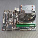 Zestaw PC Komp Płyta Główna GIGABYTE AMD A8-7600 4x3,1GHz 8GB RAM DDR3