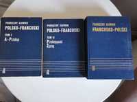 Podręczne Słowniki polsko francuskie przekop przekopywać żyzny 1983