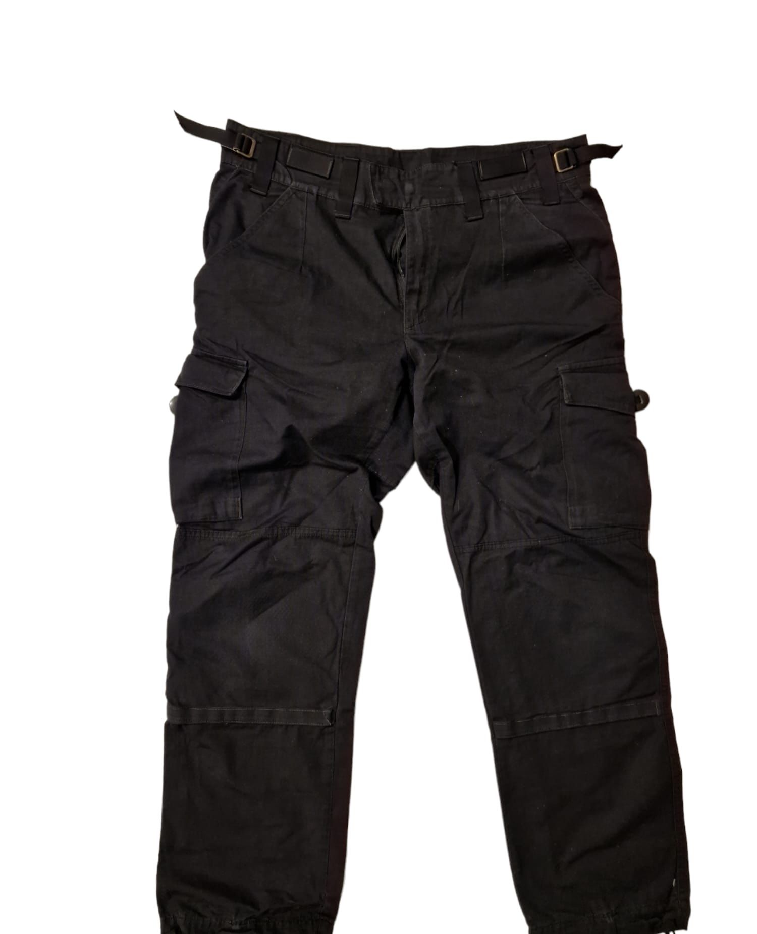 NFM spodnie trousers lance czarne black LS