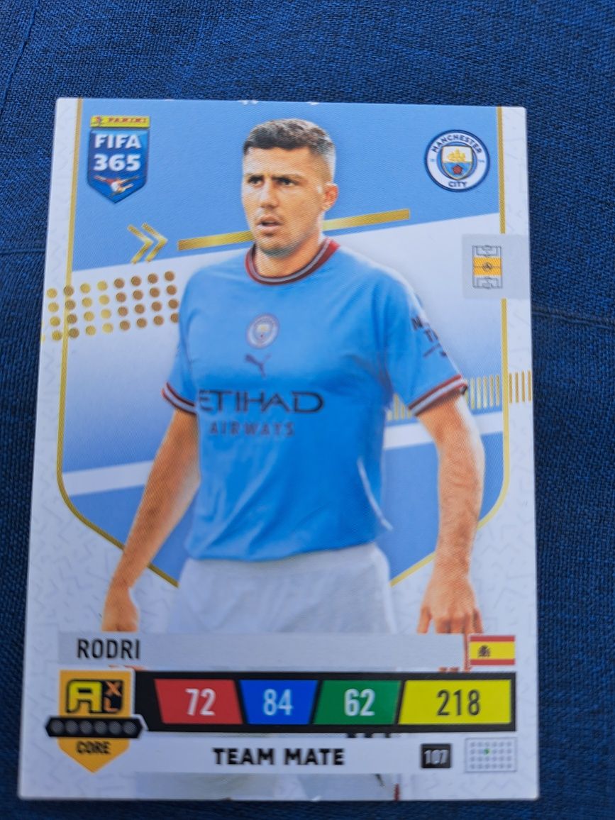 karta Rodri Manchester City Panini Fifa 365 sezon 2022/2023