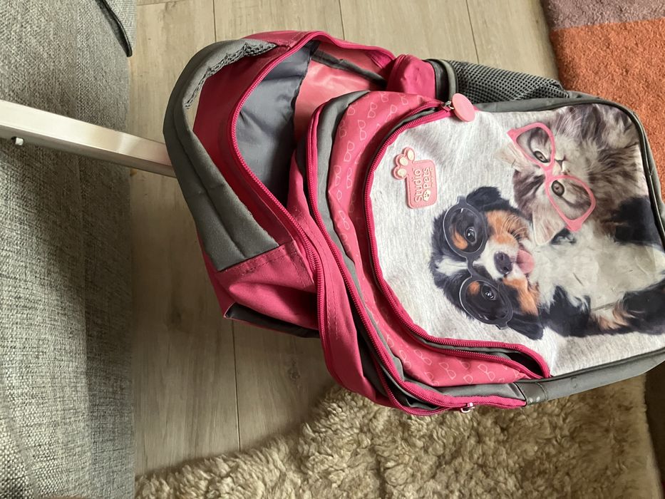 Plecak na kólkach kl1-3 dziewczecy