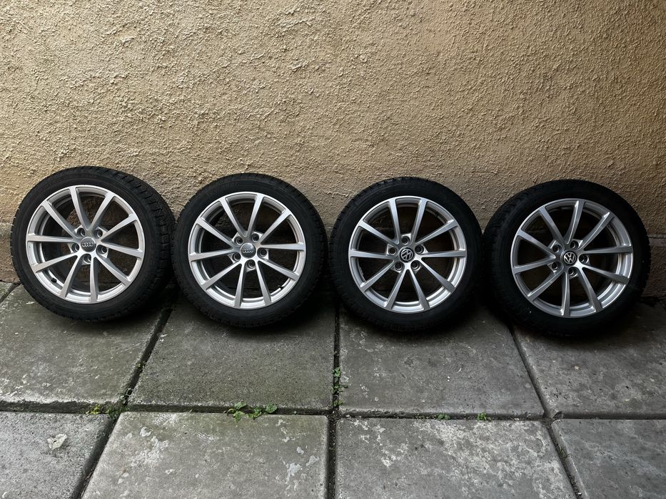 225 45 r17 Диски Audi ковані, зимова резина. Volkswagen, Audi, Seat